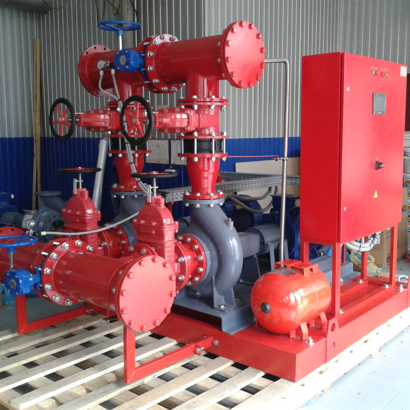 Модульная противопожарныя установка